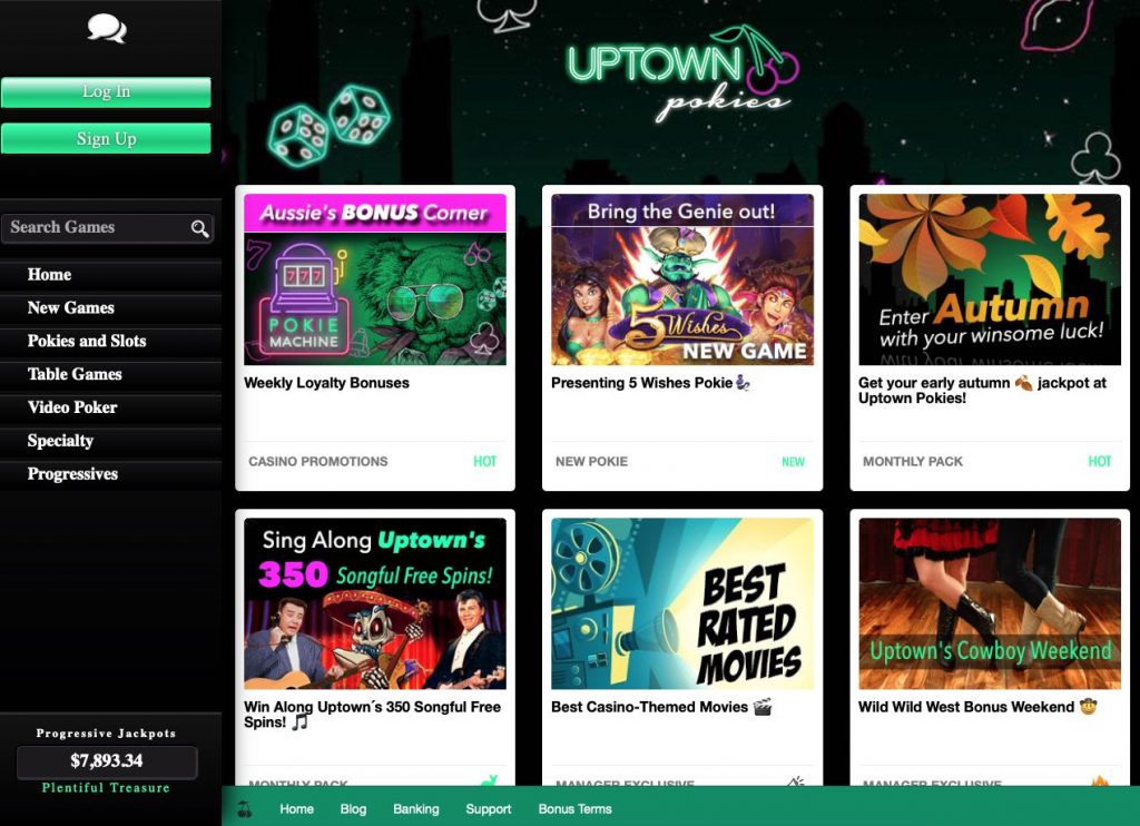 Uptown Pokies App